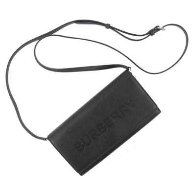 Burberry Henley leather crossbody bag purse black thumbnail 4